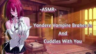 ASMR|[情色RP]Yandere 吸血鬼闯入并拥抱你 [双耳/F4M] [CuddleFuck]