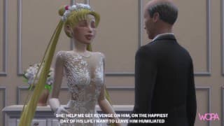 继父在婚礼前教他的继女如何做爱