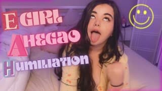 E-Girl Ahegao 羞辱 - Loser Goon Triggers - 加长调教预告片