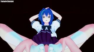 来自高中的 Xenovia Quarta DxD 给你一个动漫 POV