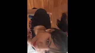 Cum in mouth first time Camila teen