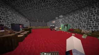 在 Minecraft 中用秘密冰掩体拖钓村民！！