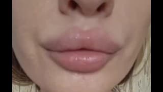Fetish 与牙套的嘴