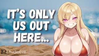 [F4M系列]秘密海滩性爱 [Freaky GF] [BJ] [] [公共性爱] ASMR 色情音频角色扮演