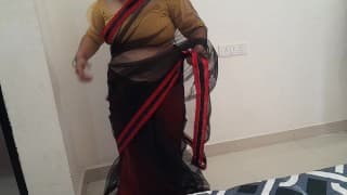 裁缝大师在家里用印地语音频操 BHABHI